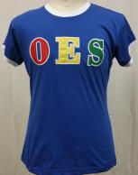OES Ringer Tee Blue